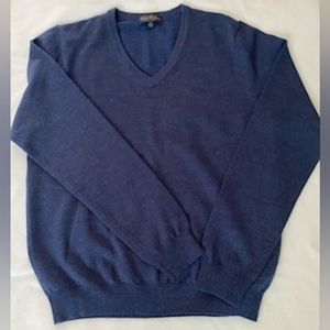 BROOKS BROTHERS Saxon wool sweater/ pullover men's S